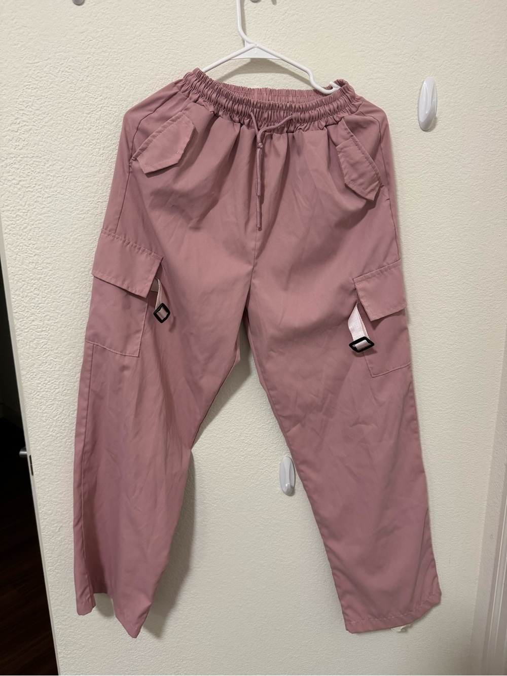 Pink cargo pants